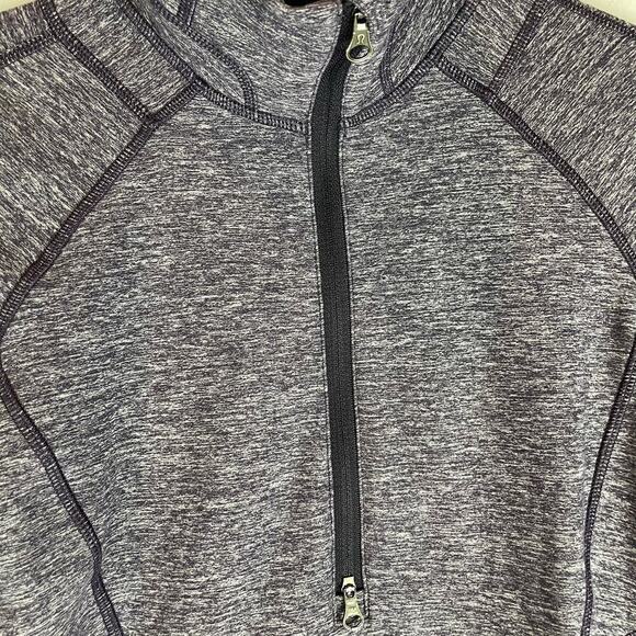Lululemon Race Your Pace 1/2 Zip pullover heathered black grape - Picture 5 of 5